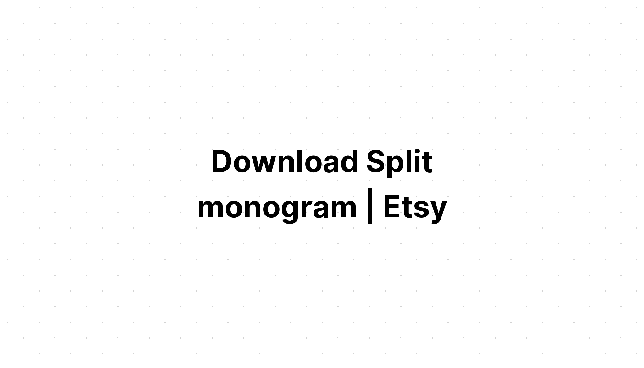 Download Mr And Mrs Split Monogram Free Svg - Layered SVG Cut File